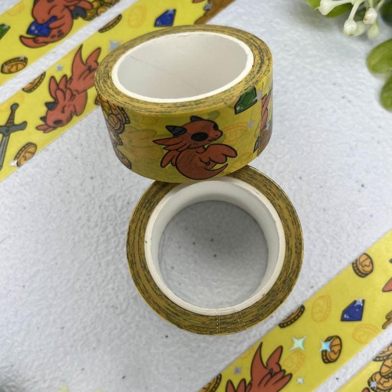 Kash's Coins Washi Tape, Witch Washi Tape, Halloween Washi Tape, 15mm x 10m, Decorative Washi Tape, Washi Tape, TTRPG Washi Tape