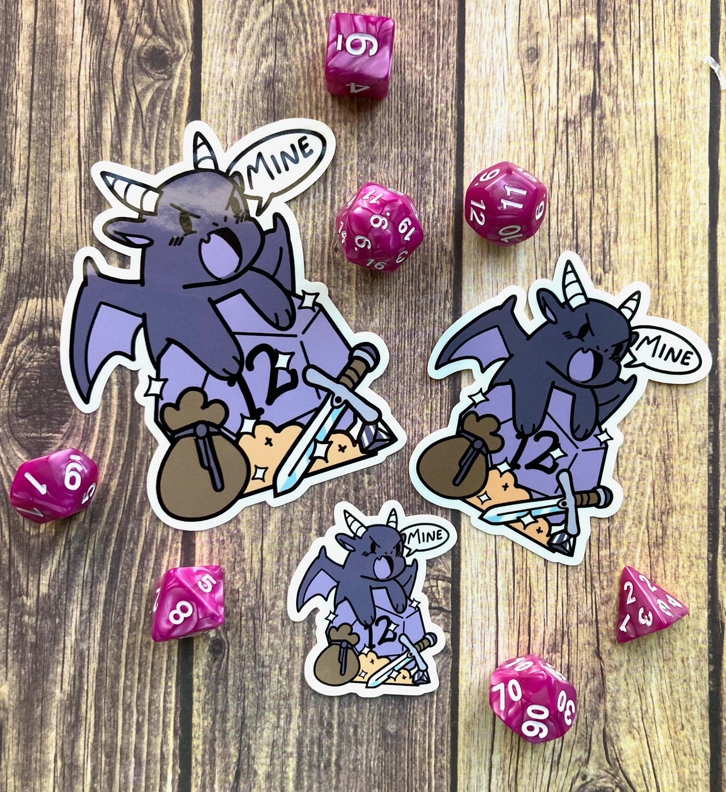 Mine Dragon Sticker