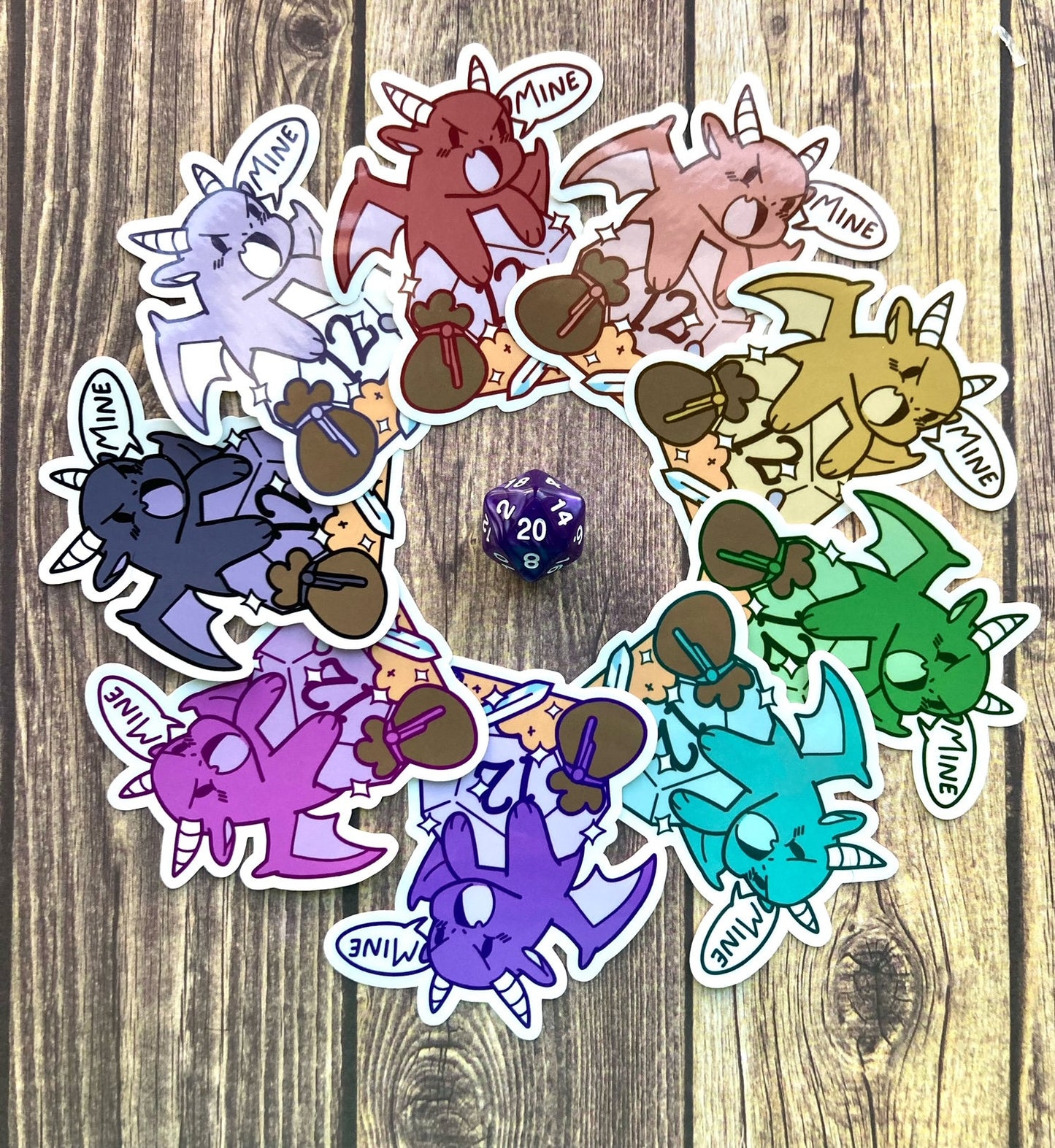 Mine Dragon Sticker