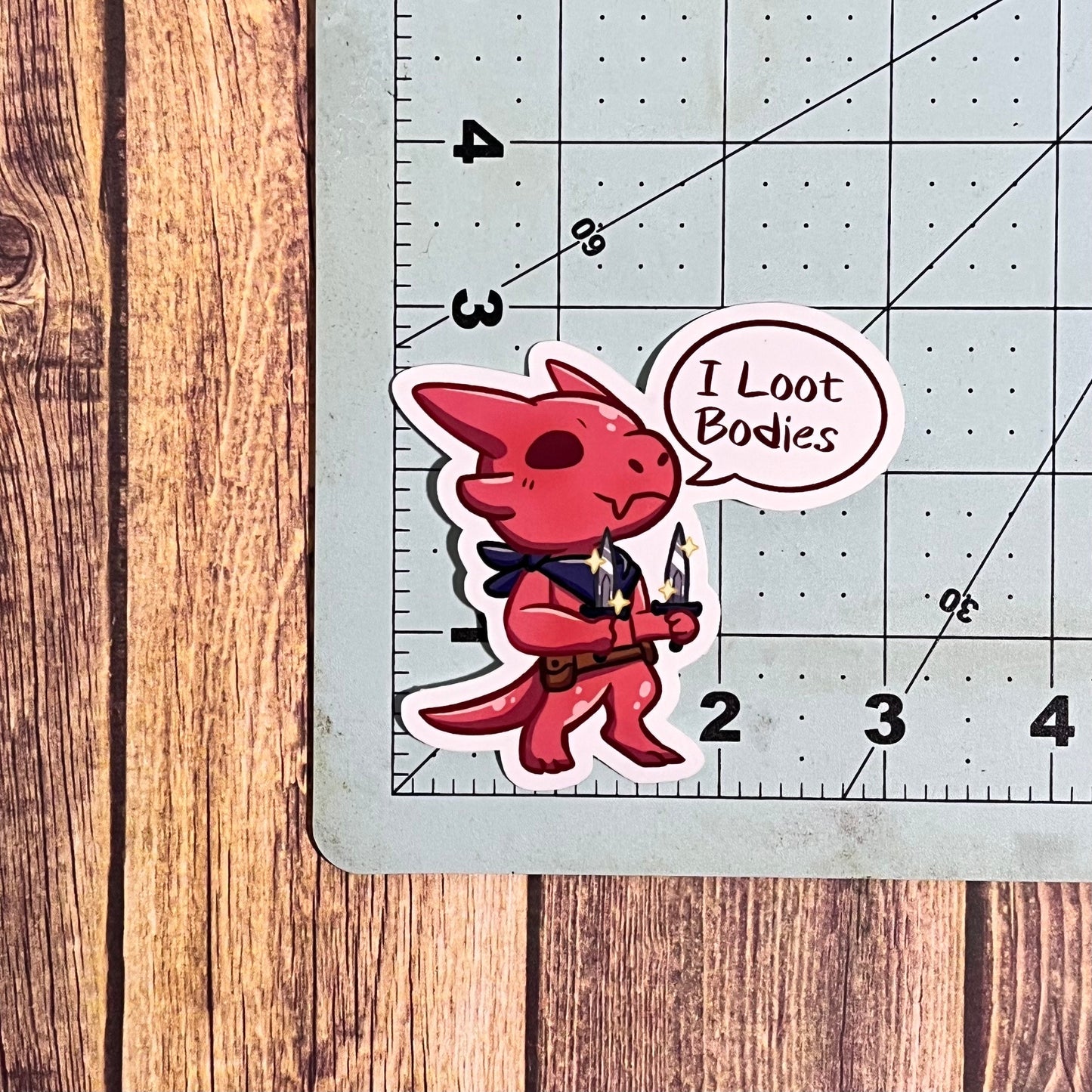 I Loot Bodies Sticker