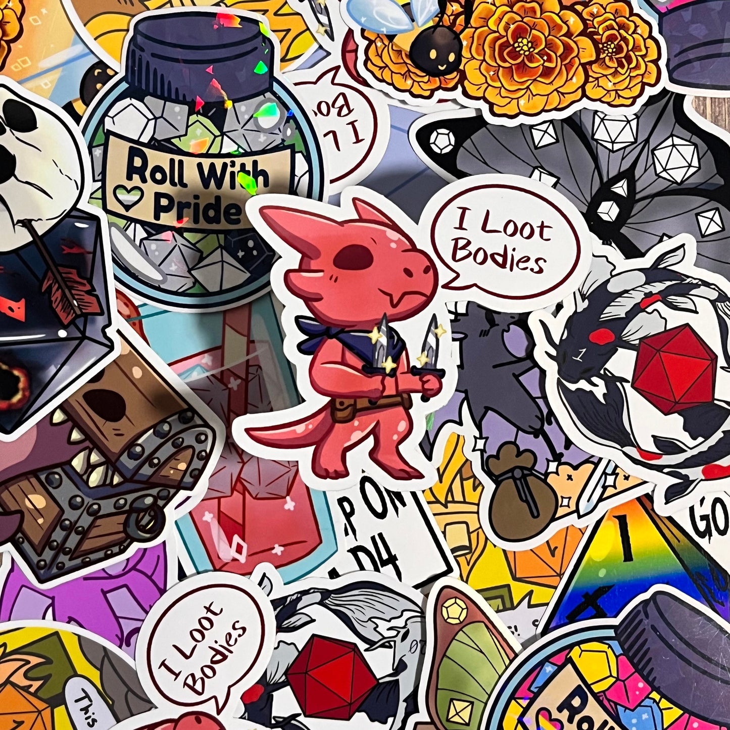 I Loot Bodies Sticker