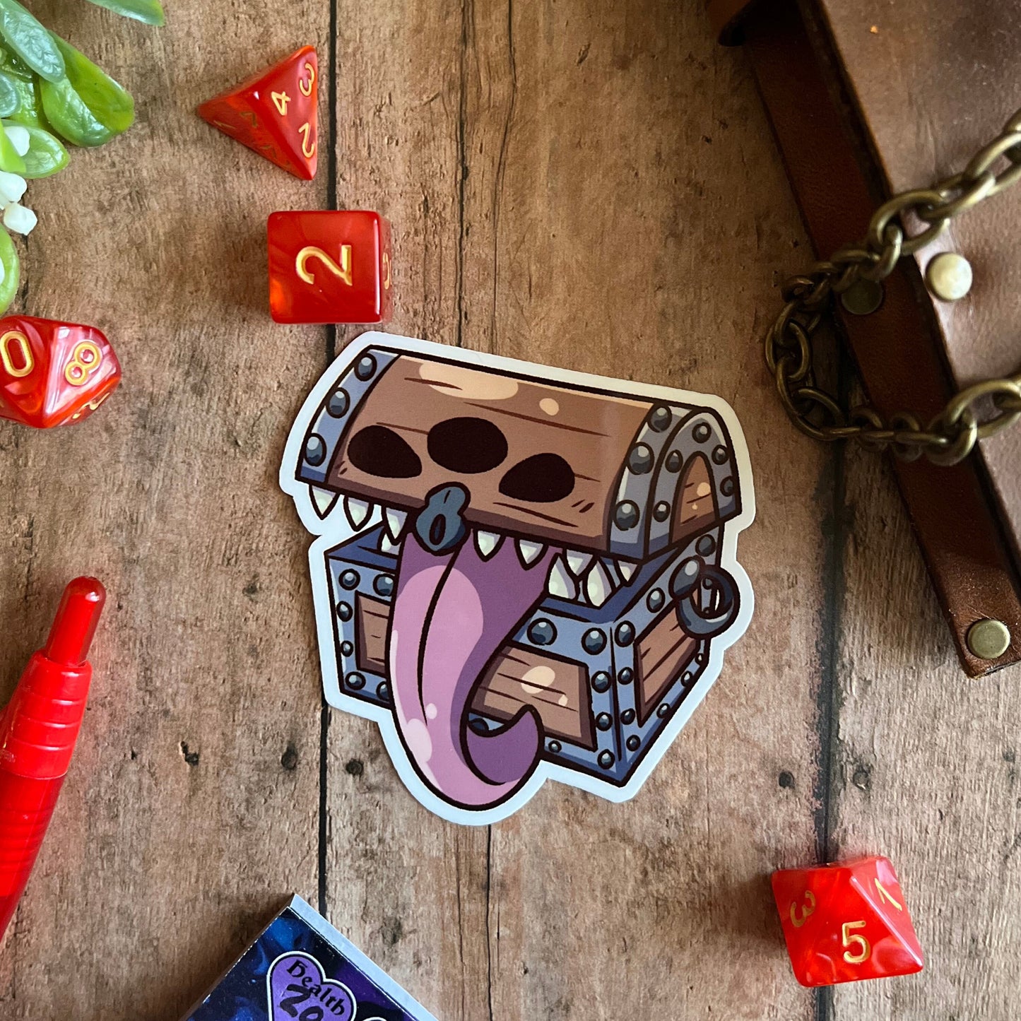 Mimic Dice Sticker