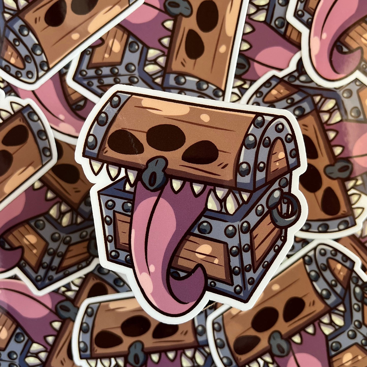 Mimic Dice Sticker