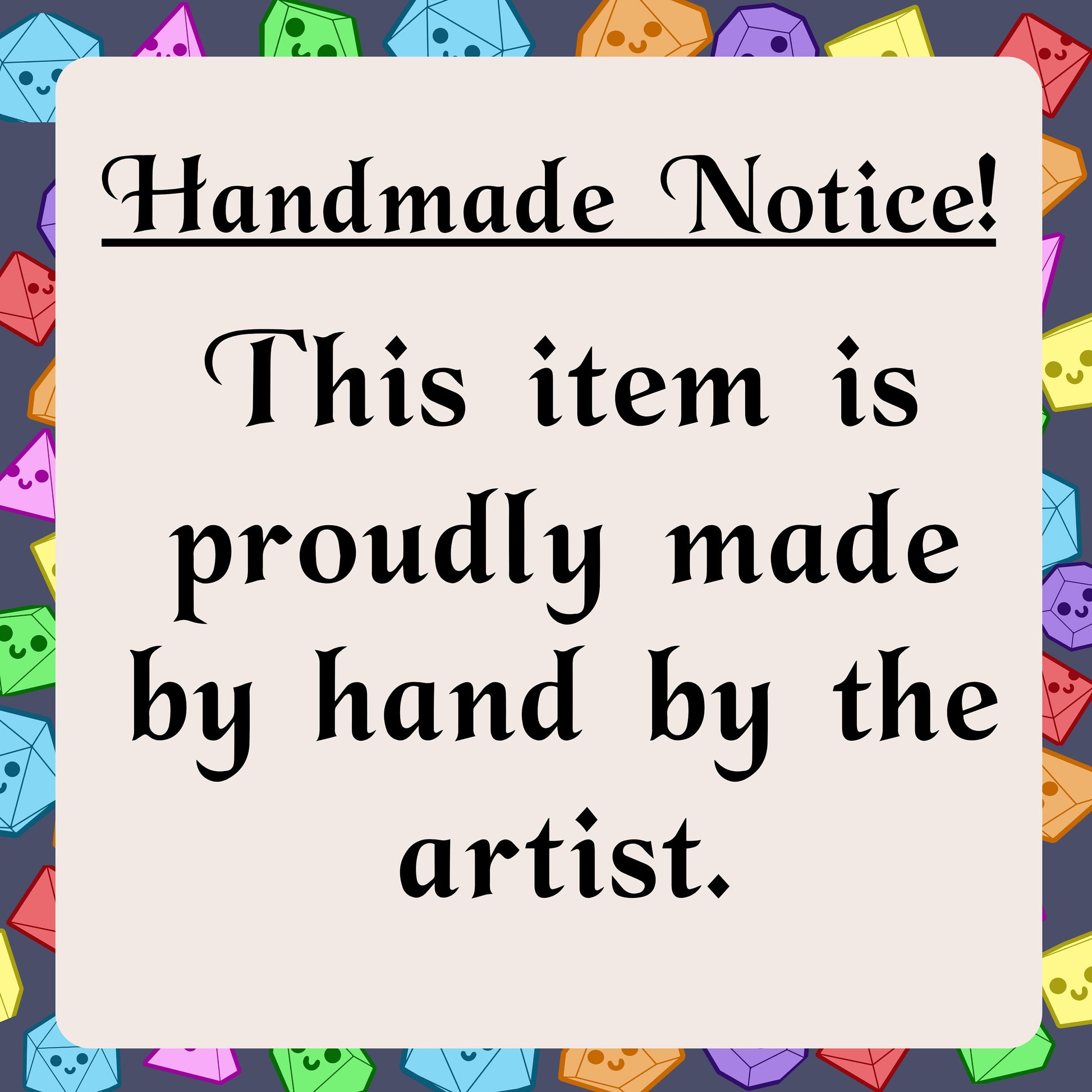 Happy Dice Metal Bookmark