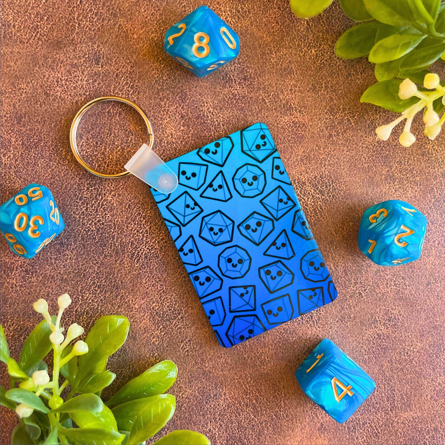 Blue Keychain Showed