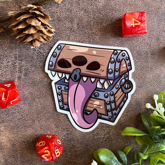 Mimic Dice Sticker